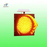 满洲里太阳能黄闪灯 led黄闪警示灯交通设施厂家