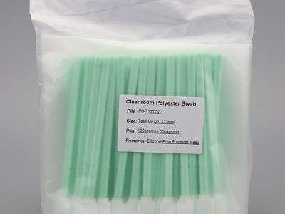 PS713-TOC聚酯纤维布头清洁验证棉签擦拭棒